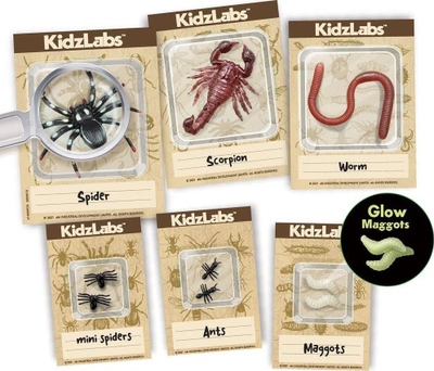 Set eksperimentesh KidzLabs Creepy Crawly Digging Kit, lodër edukative gërmimi, për kalamaj 5+