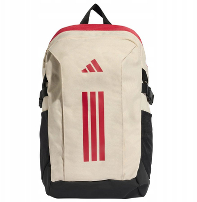 Çantë shpine Adidas APWR, me shumë ndarje, bezhë me të kuqe
