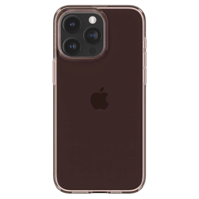 Çantë telefoni Spigen Crystal Flex për iPhone 15 Pro Max, transparente, rozë crystal