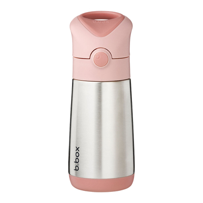 Shishe termike për fëmijë b.box, pipë silikoni, 350ml, rozë blush