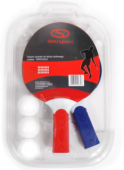 Set pingpongu SMJ Sport për jashtë 15PRI51023, 2 reketa, 3 topa, shumëngjyrësh