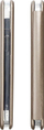Заштитна футрола Book Elegance за Samsung S23 FE, со капак-паричник, златна