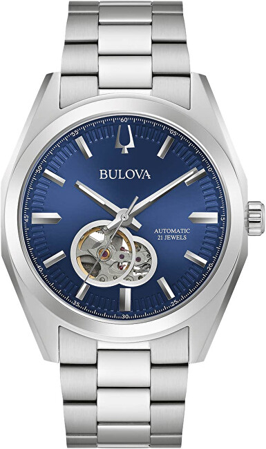 Orë për meshkuj Bulova, e argjendtë
