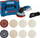 Lëmues orbitale pa kabëll Bosch GEX 18V-125, 125mm, starter kit M480, pa bateri, në L-BOXX