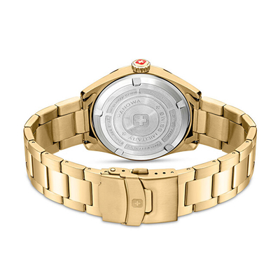 Orë për meshkuj Swiss Military Hanover Roadrunner Maxed SMWGH0001610, e artë