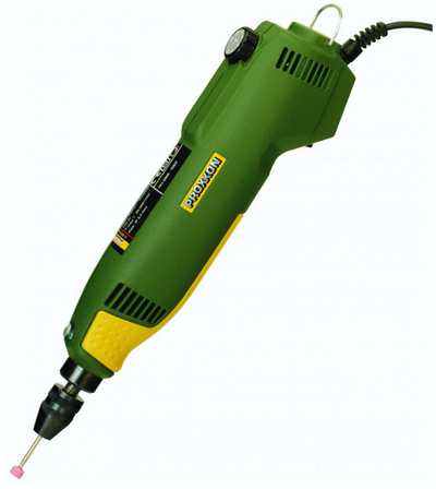 Машина за дупчење, гравирање и шлифување Proxxon FBS 240/E – 100W + кутија и додатоци (модел 28472)