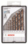 Set spiralësh metali Bosch Robust Line HSS Co 2607019925, 10 copë, 1–10 mm
