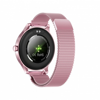 SmartWatch GARETT CLASSY PINK, STEEL (IP68 waterproof)