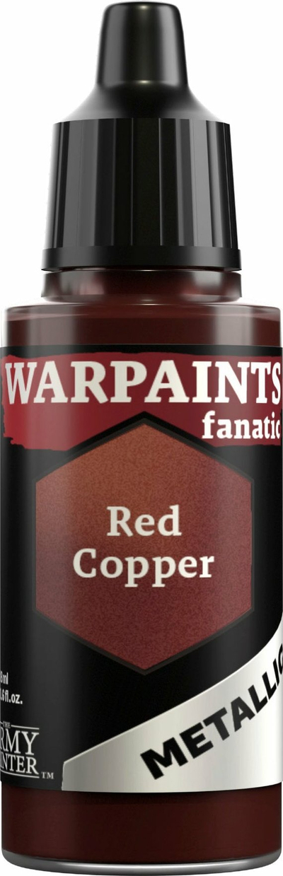 Ngjyrë akrilike The Army Painter Warpaints Fanatic Metallic Red Copper, 18ml, akrilike, ngjyrë bakri metalike
