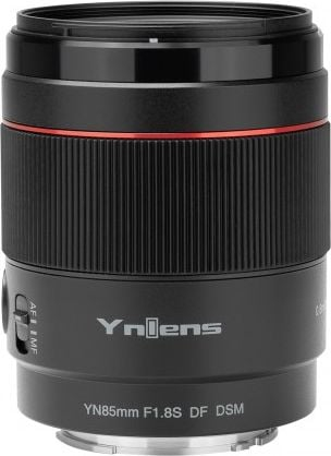 Lens Yongnuo YN85mm F1.8S DF DSM, 85mm, Sony E Mount, e zezë