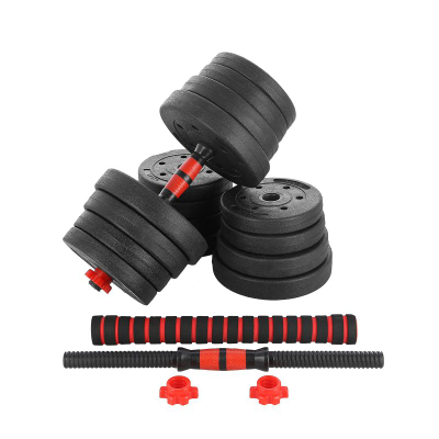 Set hantelash me shufër HMS SGP30, 30kg, i rregullueshëm, i zi