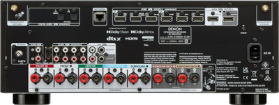 AV receiver Denon AVR-X2800H DAB, 7.2 kanale, 8K, i zi