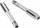 Set çezme me fije të imët Richmann C9075, M14x1.5, 2 copë, metalik