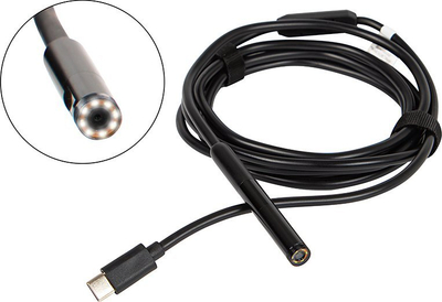 Kamerë endoskopike Blow Dual Endo Cam, 2m, USB C, e zezë