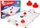 Lojë tavoline LEAN Toys Ice Hockey, interaktive, 77x52cm, bardhë e kuqe