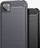 Mbrojtëse telefoni Huawei Y5P Rugged Carbon, gome TPU fleksibel, efekt metalik, e zezë