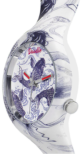 Orë dore Doodle Oriental Mood Carp Koi Blue DOOR003