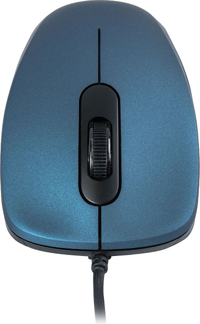 Maus Modecom M10S Silent, optik, 1000 DPI, blu