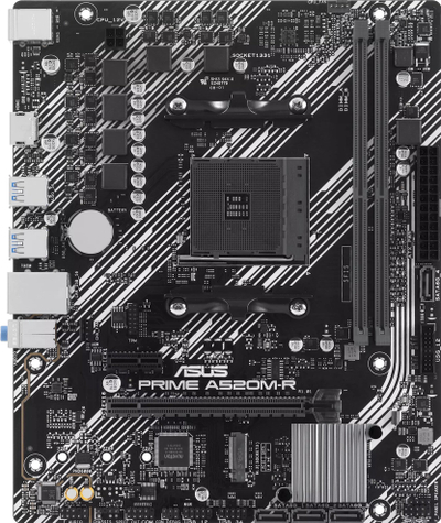 Pllakë amë Asus PRIME A520M R, AMD AM4, mATX, e zezë