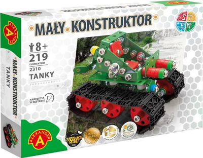 Set konstruktori metalik Alexander Little Konstruktor Tanky 2310, 219 pjesë, 8+