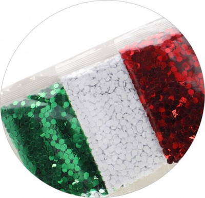 Set konfeti dekorative Craft with Fun Loose Confetti Mix, 14g, 3 copë, shumëngjyrëshe