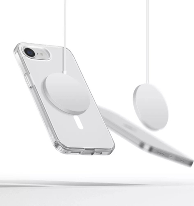 Mbështjellës telefoni Tech-Protect Flexair Hybrid për iPhone 16e, MagSafe, transparent