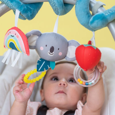 Lodër spirale për karrocë Taf Toys Koala, lodra varëse, për zhvillim shqisor, me shumë ngjyra