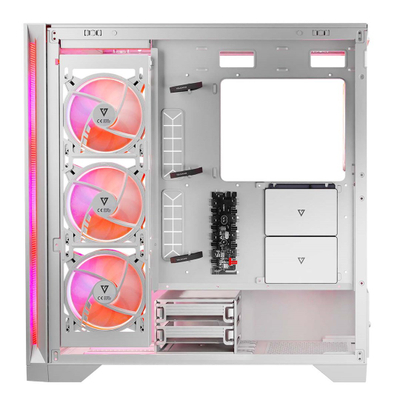 Kutia për PC Volcano Expanse S Apex, MIDI Tower ATX, ARGB, e bardhë