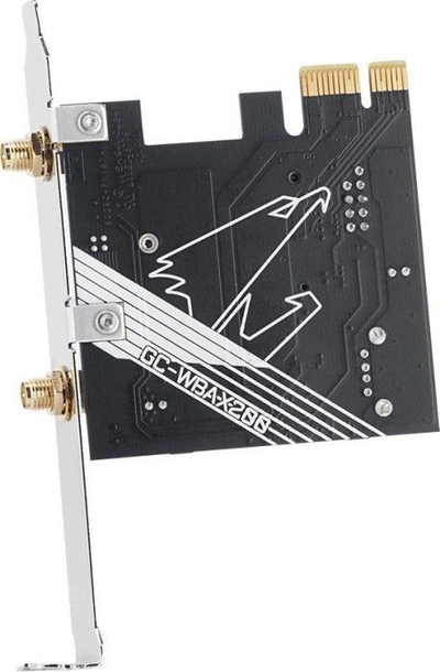 Kartë rrjeti Wi‑Fi Gigabyte GC-WBAX200, PCIe, Wi‑Fi 6 AX, Bluetooth 5, e zezë