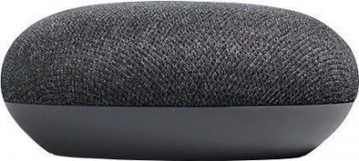 Altoparlant i zgjuar Google Home Mini, Wi‑Fi, me Google Assistant, gri e errët