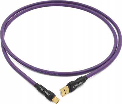 Kabllo USB Melodika MDUAC20, USB A në USB C, 2m, e zezë
