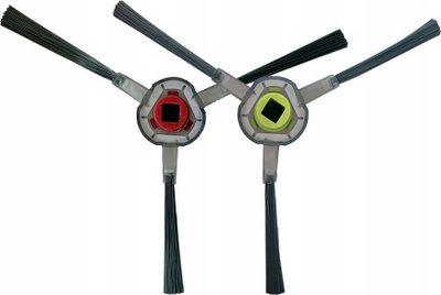Set furça anësore JETtools për iRobot Roomba Combo 113, 2 copë, plastikë ABS