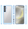 Силиконска маска Outer Space за Samsung Galaxy S25 Plus, рамка од гел, сина