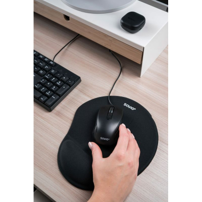 Tastierë SAVIO KB-01, me kabllo, USB, e zezë