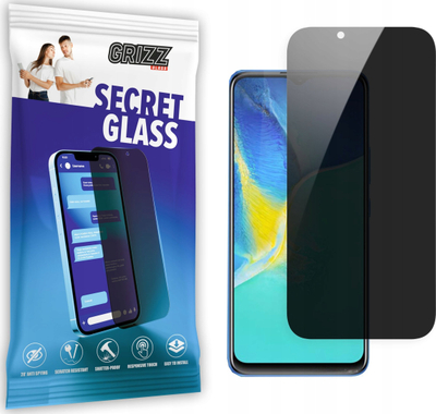 Xham privatësie Grizz SecretGlass për Vivo Y01, mbrojtës ekrani i zi