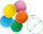 Set toptha uji SES Creative Splash Water Balls XXL, të mëdhenj, shumëngjyrësh