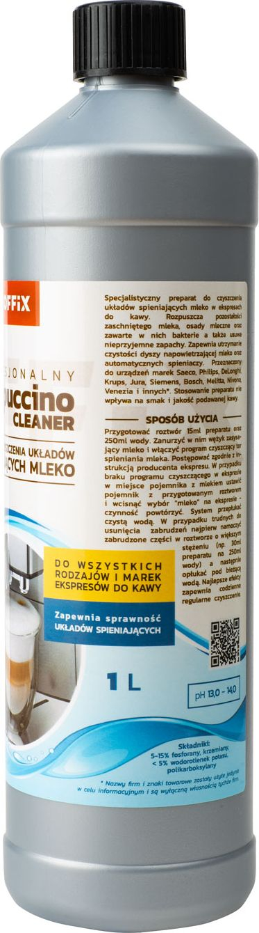 Lëng pastrues Coffix Milk System Cleaning Fluid, 1000ml, për sistem qumështi, transparent