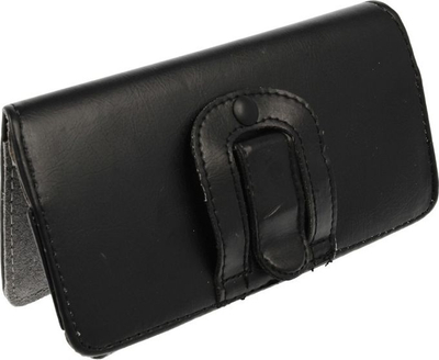 Këllëf universal Forcell Classic 100A Model 16 horizontal për iPhone 15 14, i zi
