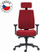 Karrige zyre ergonomike Powerton ERGO JANA, mekanizëm synchro, deri 150 kg, e kuqe