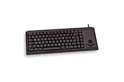 Tastierë CHERRY G84-4400 me trackball, e zezë