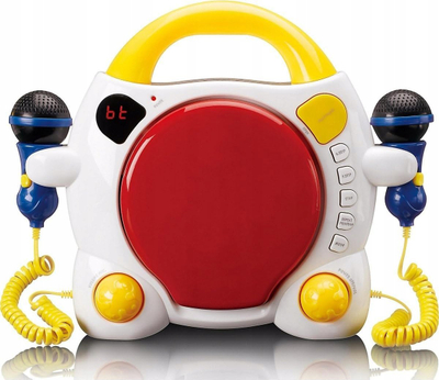 Makinë karaoke për fëmijë Lenco Kids Fun Singalone, CD player, Bluetooth, shumëngjyrëshe