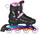 Patina 4 në 1 Nils Extreme NH10905, LED Rainbow, rregullim 39-42, rozë
