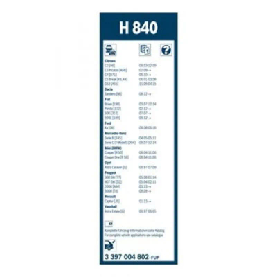Fshirese Xhami Pasme Mercedes B W245 98- 29cm