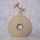 Vazo Boltze Home Daniela, qeramike, 7 x 7 x 7 cm, kafe