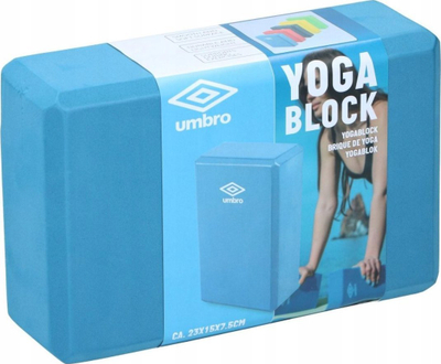Bllok yoga Umbro Yoga Block, EVA, 23x15x7.5cm, blu