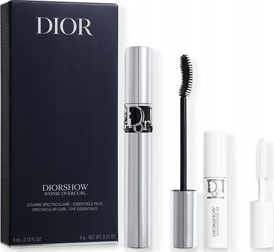 Set maskarë Dior Diorshow Iconic Overcurl 090 Black, me primer qerpikësh Maximizer 4D, i zi