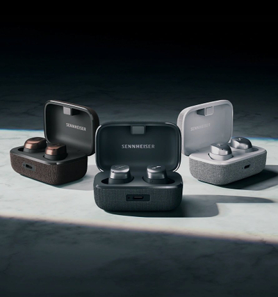 Слушалки во уво Sennheiser Momentum True Wireless 4, Bluetooth, ANC, бело и сребрено