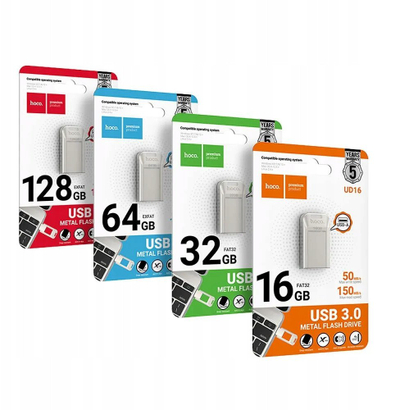 USB флеш Hoco UD16, 32GB, USB 3.0, бисерен никел