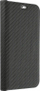 Këllëf libër Vennus Carbon për Samsung Galaxy A15, me magnet, me mbajtëse kartash, i zi