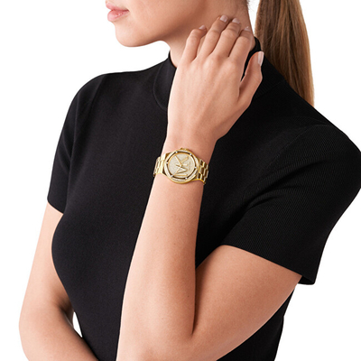 Orë për femra Michael Kors Lennox MK7229, e artë
